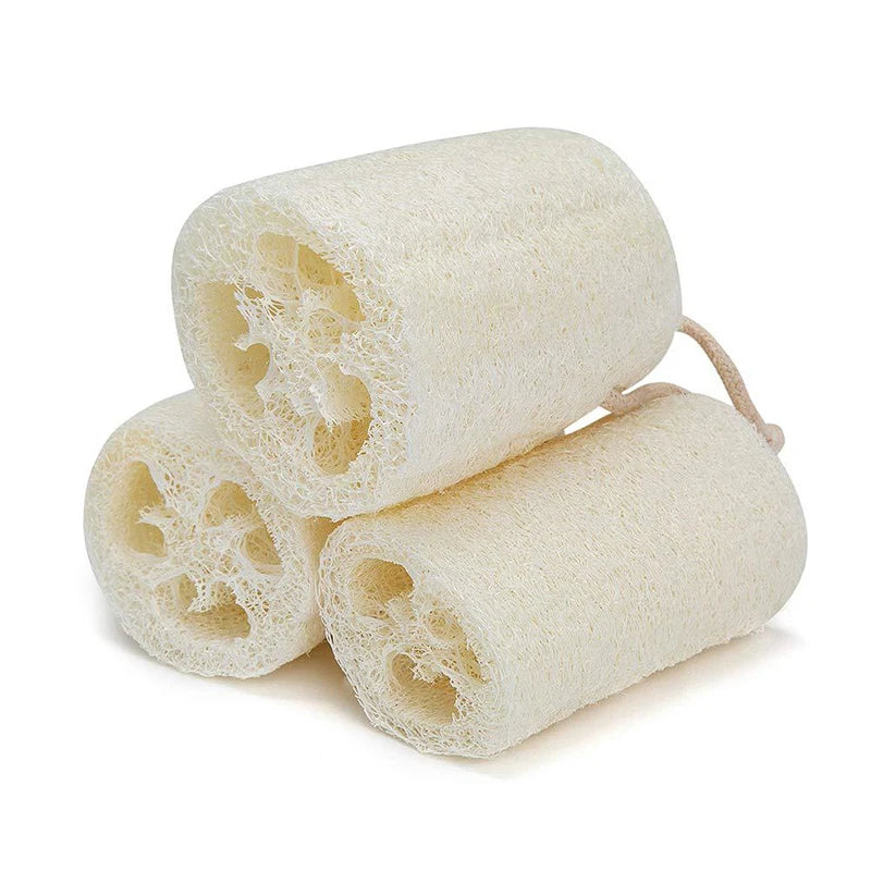 4pcs organic loofah sponge natural loofah sponge organic loofah organic sponge bathtub for shower scrubbing and kitchen cleaning